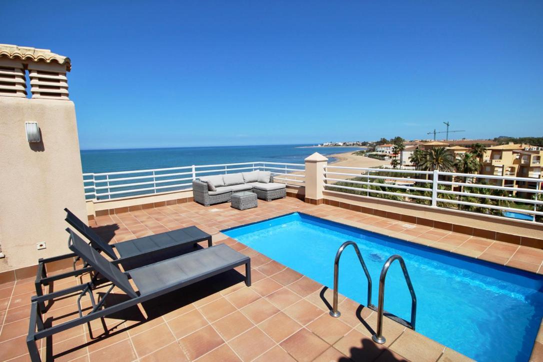 Atico Frontal Al Mar Con Piscina Privada By Homeprive Dénia Exterior foto